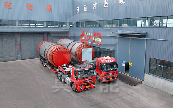 啤酒糟烘干機發貨現場